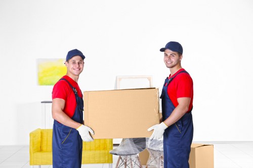 Professional European movers assisting with relocation