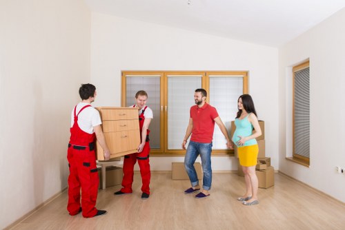 Satisfied customers after a successful move in Europe