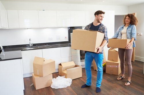 Sustainable packing materials in use