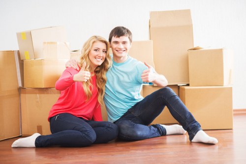 Movers Europe truck ready for transporting household items
