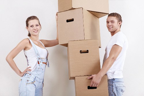 Movers Europe trucks ready for furniture pick-up