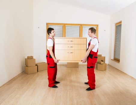 Movers Europe team handling furniture transportation
